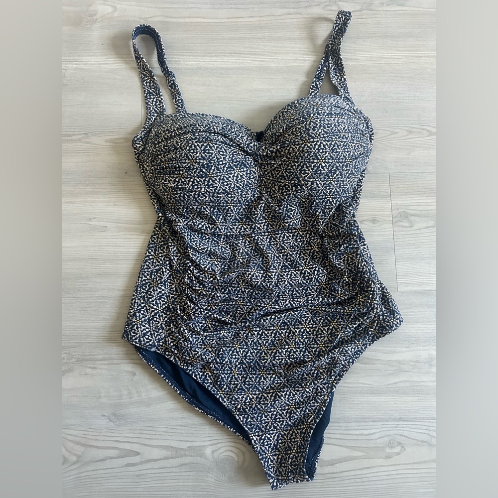 Nip Tuck Swim Nautical Foil Joanne one-piece swimsuit